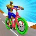 极限跑酷单车英雄(Superhero Bicycle Racing)手游