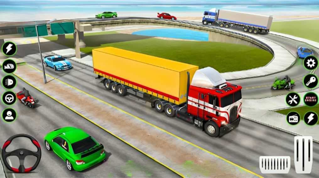 Gold Transport Truck Simulator（黄金色的卡车模拟器）